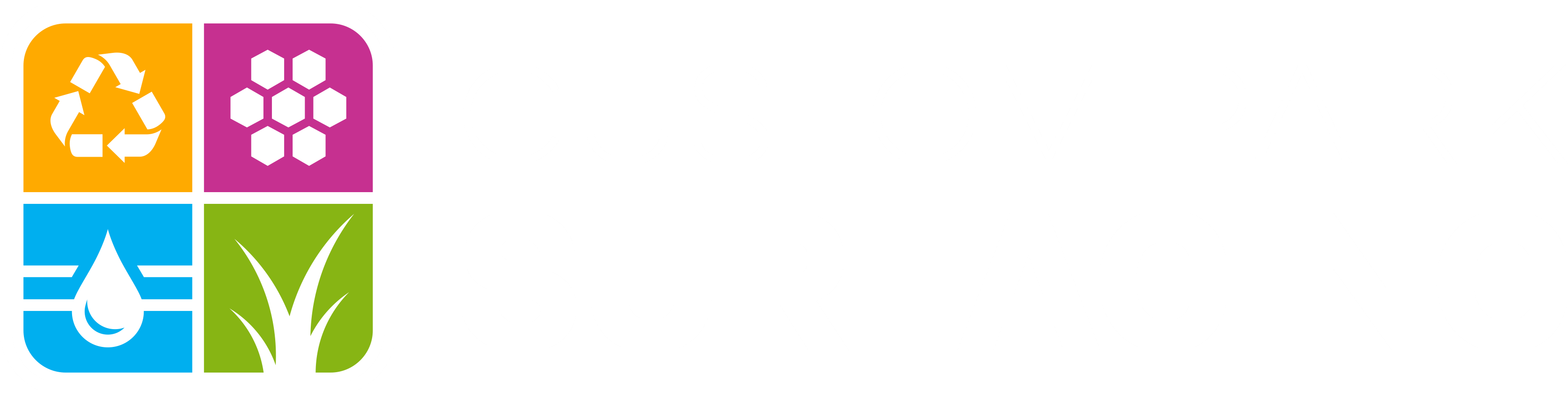 Custom Park Surfacing Logo White