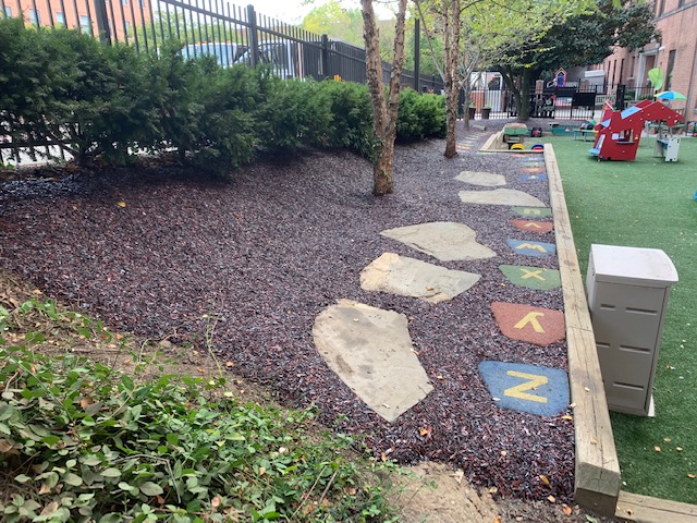 Bonded Rubber Surfacing for Playgrounds