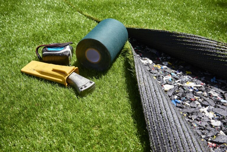 playground surface installation - Custom Park Surfacing - Custom Park Surfacing turf drainage