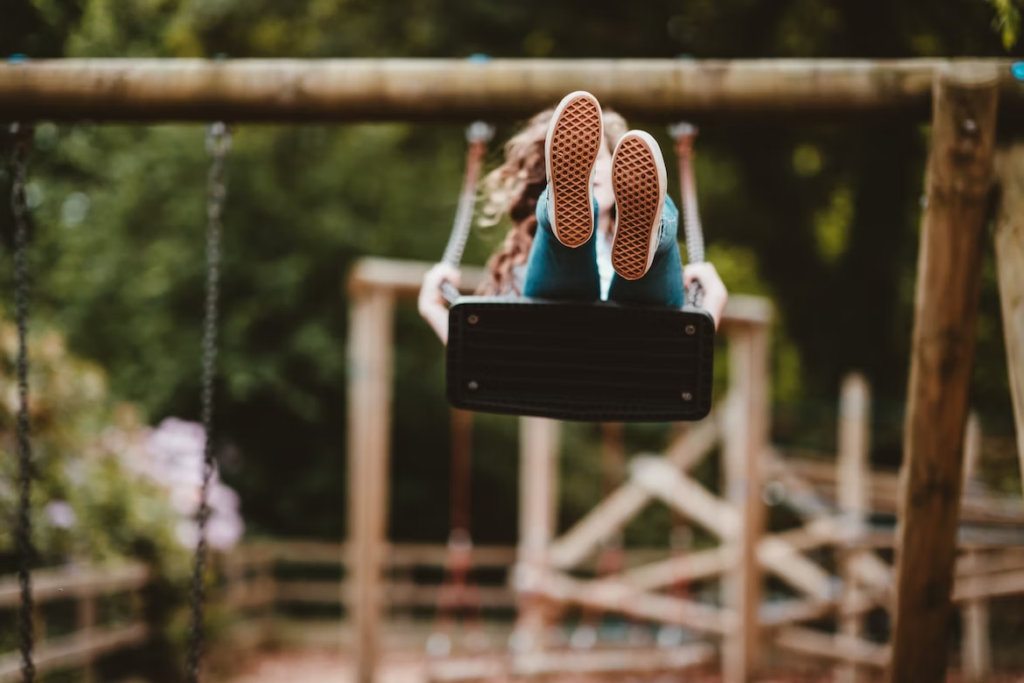 What is the safest surface for a playground?