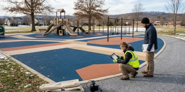 Playground Surfacing Winter Preparation Guide for Facility Managers - Custom Park Surfacing Playground Surfacing Winter Preparation Guide for Facility Managers