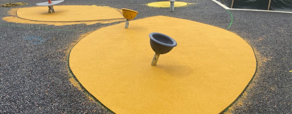 Poured In Place Rubber On Playground