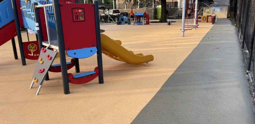 rubber playground surfacing
